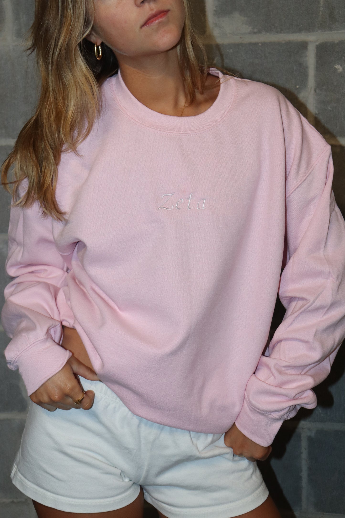 Pink Zeta Crewneck