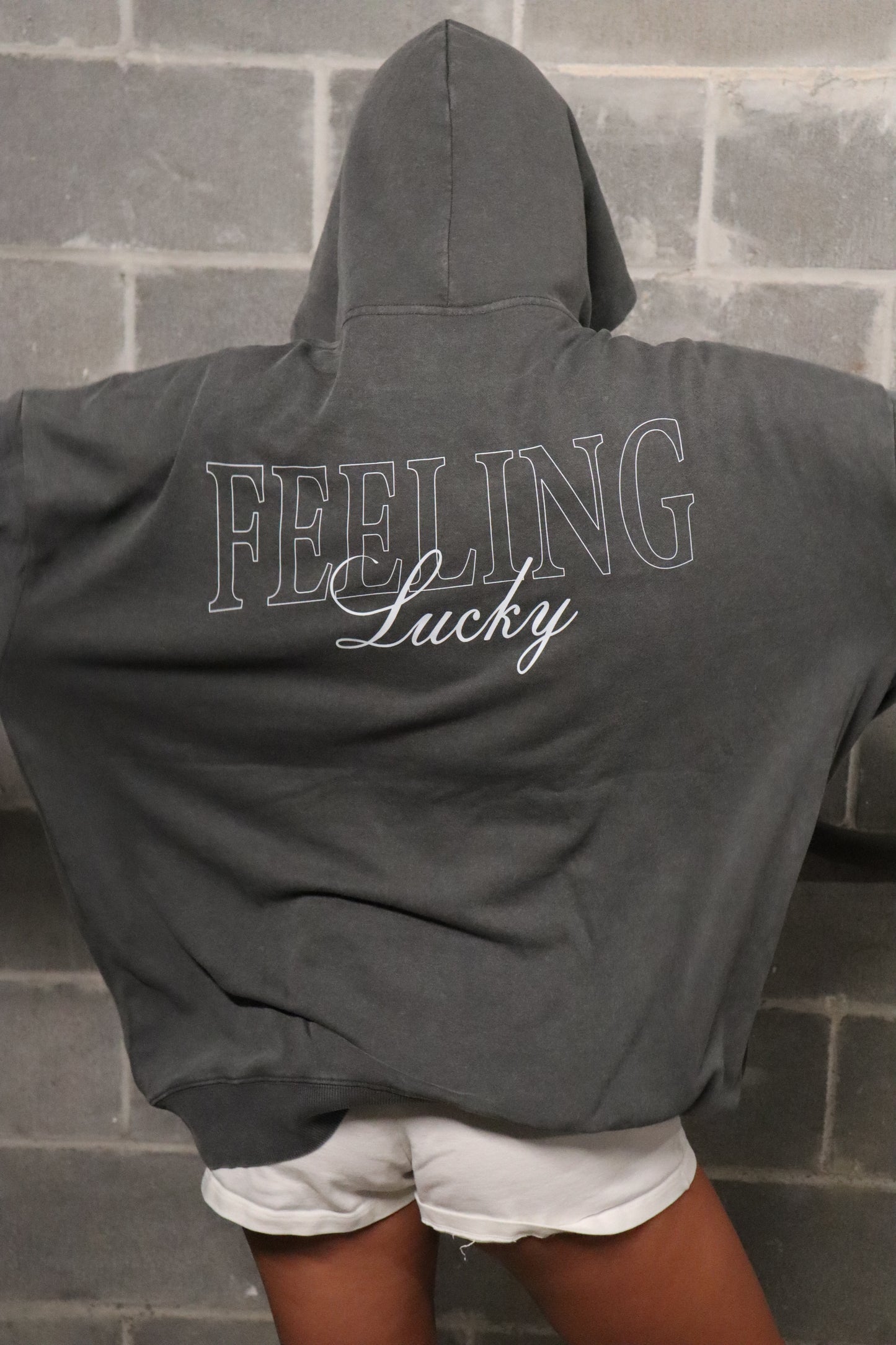 Gray Zeta "Feeling Lucky" Sweatshirt