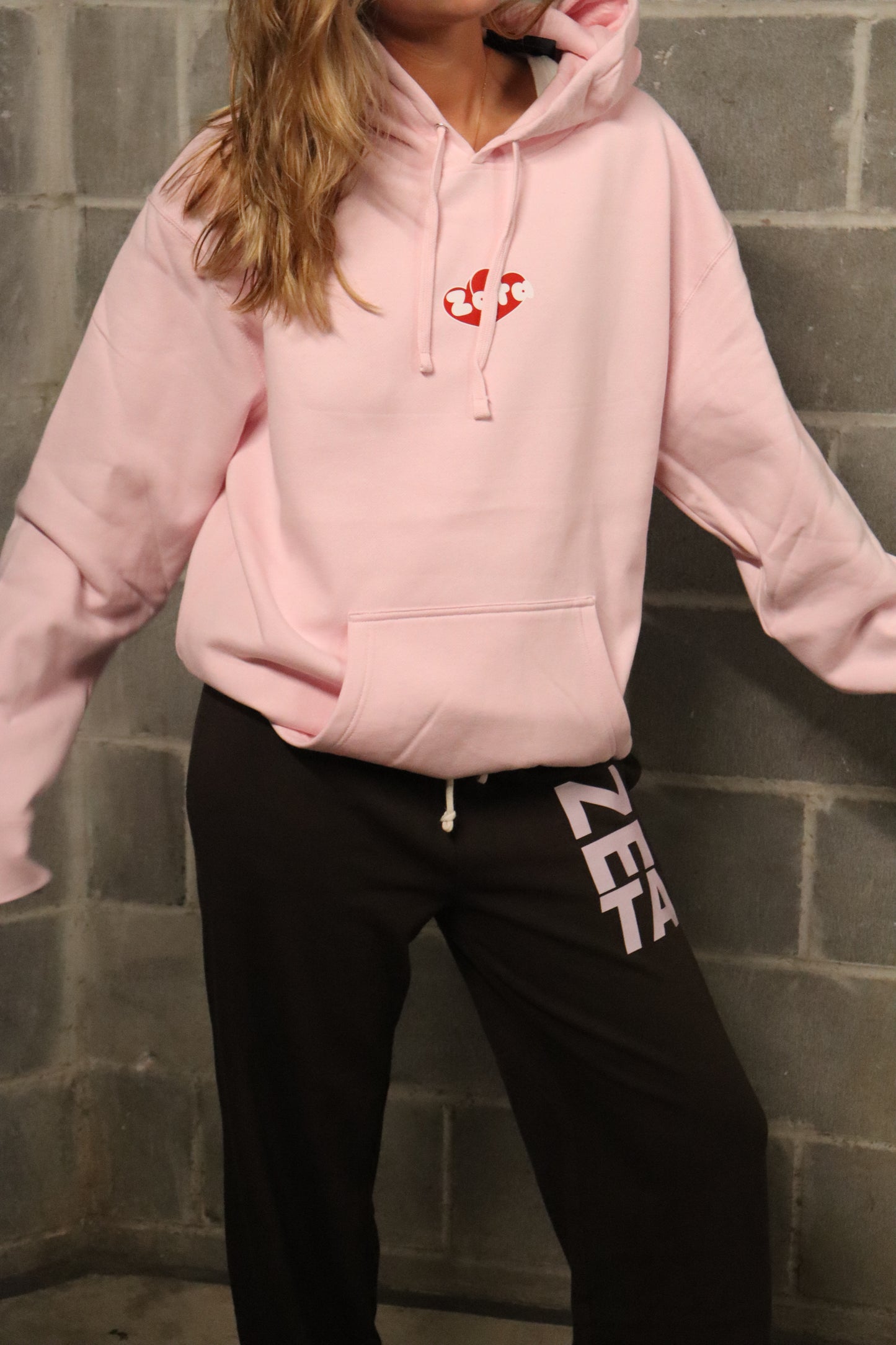 Pink Zeta Heart Sweatshirt
