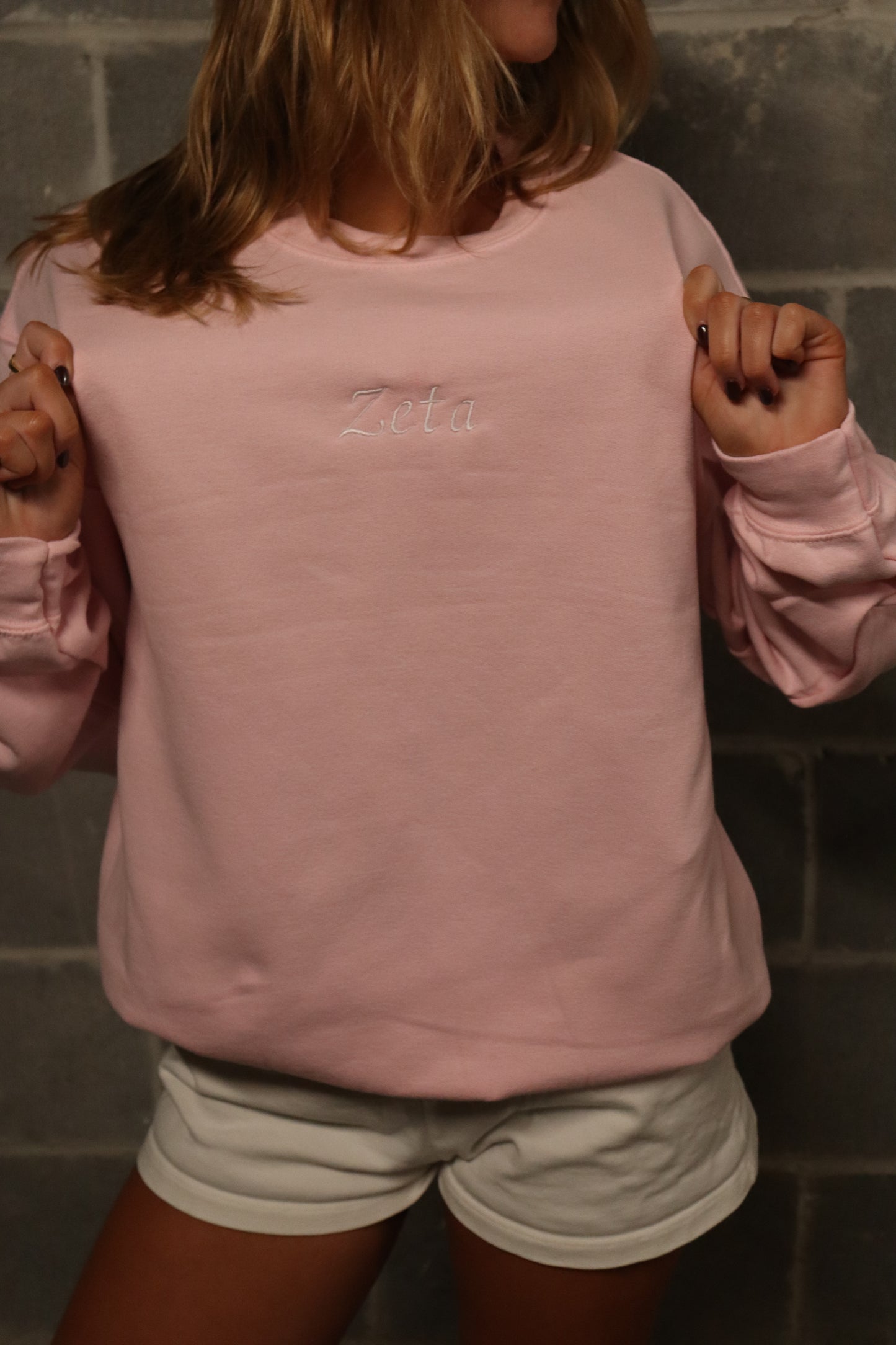 Pink Zeta Crewneck